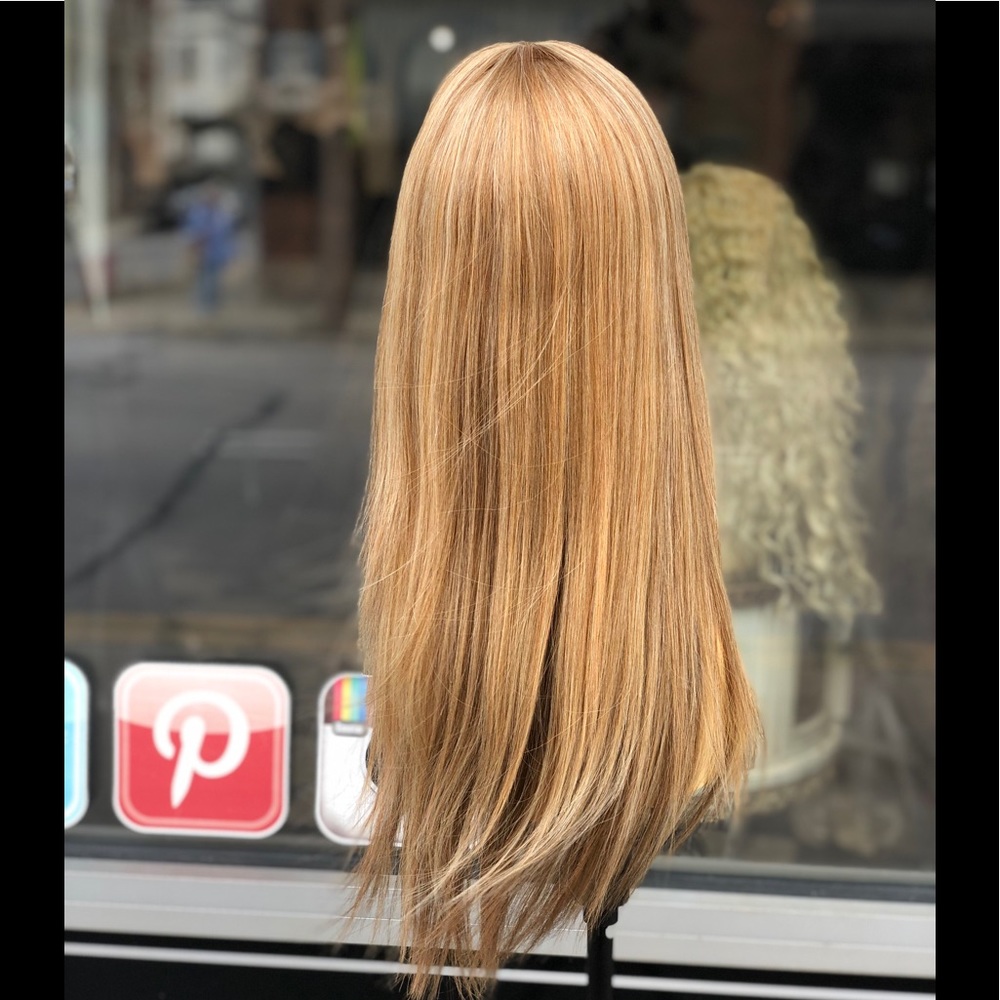 Human hair Bangs Wig 2216 Blonde Mix 2020 - Picture 5 of 8